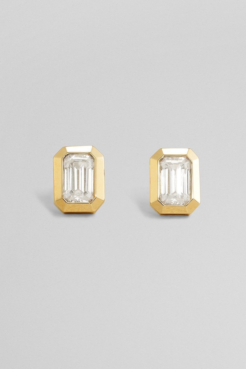 【プラス ヴァンドーム/Plus Vendome】のLAB K10 モアッサナイト ピアス 人気、トレンドファッション・服の通販 founy(ファニー) 　ファッション　Fashion　レディースファッション　Fashion for Women　ジュエリー　Jewelry　ファッションリング　Fashion Rings　イヤリング・フープ・ドロップタイプ　Hoop, Drop & Clip Earrings　イエロー　Yellow　イヤリング　Earrings　シリコン　Silicone, Silicone Material　ダイヤモンド　Diamond, Brilliant Cut　バタフライ　Butterfly, Butterfly Motif　フランス　France, French　モダン　Modern, Contemporary　other-3|ID: prp329100004709201 ipo3291000000035725856