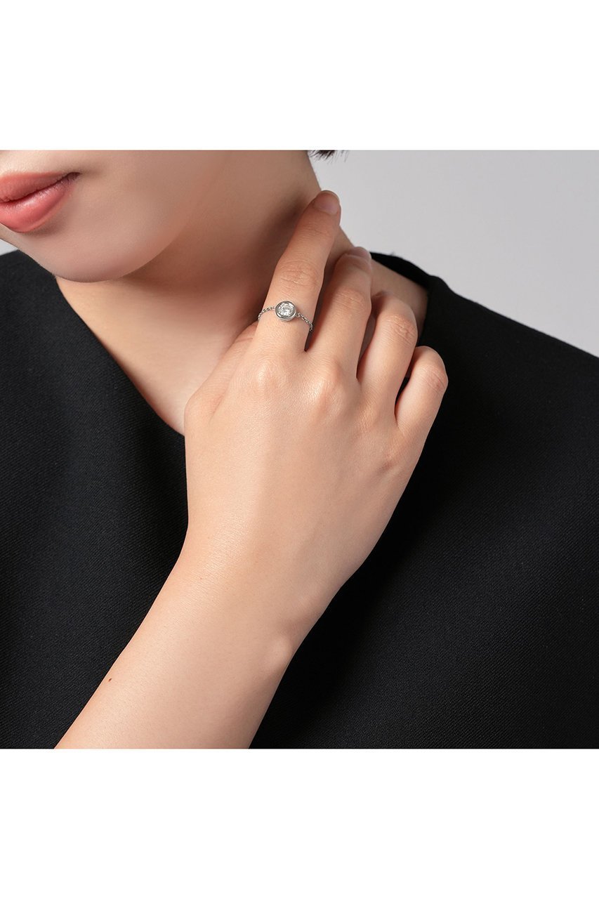 【プラス ヴァンドーム/Plus Vendome】の【TSUKUTTE】【ELLE SHOP限定】LAB モアッサナイト チェーンリング 人気、トレンドファッション・服の通販 founy(ファニー) 　ファッション　Fashion　レディースファッション　Fashion for Women　コレクション　Collection, Seasonal Line　コーティング　Coating, Coated Finish　スタイリッシュ　Stylish, Fashionable　ダイヤモンド　Diamond, Brilliant Cut　チェーン　Chain, Chain Strap　フォーマル　Formal, Dressy　フランス　France, French　メタル　Metal, Metal Parts　A/W・秋冬　Autumn/Winter　2025年　2025　2025-2026秋冬・A/W　Autumn/Winter 2025–26 AW25–26　other-8|ID: prp329100004709202 ipo3291000000034015548