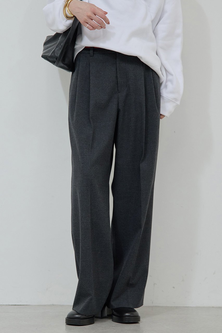 【ガリャルダガランテ/GALLARDAGALANTE】のタックワイドストレートパンツ 人気、トレンドファッション・服の通販 founy(ファニー) 　ファッション　Fashion　レディースファッション　Fashion for Women　パンツ　Pants & Trousers　おすすめ　Recommended / Our Picks　ストレート　Straight, Straight Cut　チェック　Check, Plaid, Tartan　ベスト　Vest, Waistcoat　マニッシュ　Mannish, Boyish　ワイド　Wide, Wide Fit　エレガント 上品　Elegant　 other-1|ID: prp329100004709206 ipo3291000000035382368