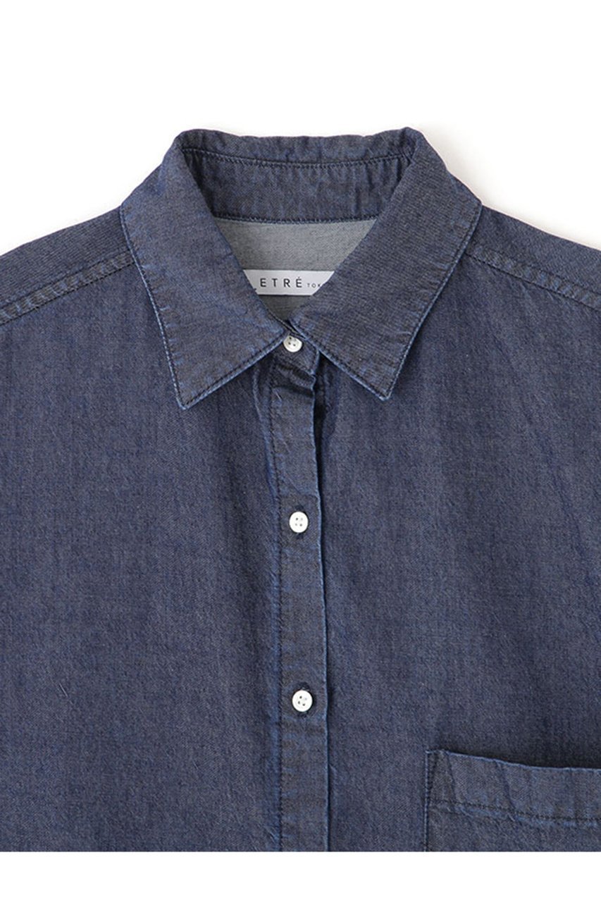【エトレトウキョウ/ETRE TOKYO】のテンセルデニムシャツ 人気、トレンドファッション・服の通販 founy(ファニー) 　ファッション　Fashion　レディースファッション　Fashion for Women　トップス・カットソー　Cut & Sew Tops　シャツ・ブラウス・オフィスカジュアル　Elegant Blouses & Button-Ups　なめらか　Smooth, Silky Texture　スリーブ　Sleeve, Long Sleeve / Short Sleeve　セットアップ　Set-Up, Coordinated Outfit　デニム　Denim, Jeans Material　バランス　Balance, Style Balance　リラックス　Relax, Relaxed Fit　ロング　Long, Long-Length　エレガント 上品　Elegant　新作・新入荷　New Arrivals / New In　other-7|ID: prp329100004709209 ipo3291000000034015619