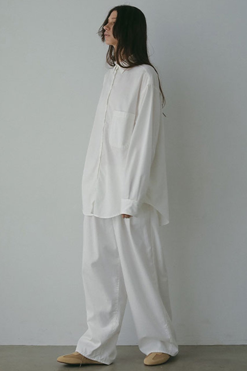 【エトレトウキョウ/ETRE TOKYO】のテンセルデニムシャツ 人気、トレンドファッション・服の通販 founy(ファニー) 　ファッション　Fashion　レディースファッション　Fashion for Women　トップス・カットソー　Cut & Sew Tops　シャツ・ブラウス・オフィスカジュアル　Elegant Blouses & Button-Ups　なめらか　Smooth, Silky Texture　スリーブ　Sleeve, Long Sleeve / Short Sleeve　セットアップ　Set-Up, Coordinated Outfit　デニム　Denim, Jeans Material　バランス　Balance, Style Balance　リラックス　Relax, Relaxed Fit　ロング　Long, Long-Length　エレガント 上品　Elegant　other-6|ID: prp329100004709209 ipo3291000000034281448