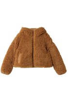 【セーブ ザ ダック/SAVE THE DUCK】のDADA D32369W CURL/フェイクファーショートコート トフィーブラウン|ID:prp329100004709210