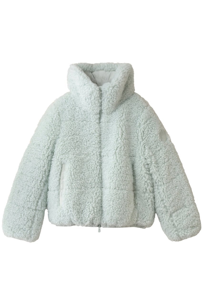 【セーブ ザ ダック/SAVE THE DUCK】のKENNIE D31990W CURL/フェイクファースタンドカラーショートコート インテリア・キッズ・メンズ・レディースファッション・服の通販 founy(ファニー) 　ファッション　Fashion　レディースファッション　Fashion for Women　アウター　Coat / Outerwear Collection　コート・ロングコート・ピーコート　Long Coats, Peacoats & More　2025年　2025　2025-2026秋冬・A/W　Autumn/Winter 2025–26 AW25–26　ショート　Short, Short Length　スタンド　Stand Collar, Upright Stand　フェイクファー　Faux Fur, Imitation Fur　ラグジュアリー　Luxury, Elegant　A/W・秋冬　Autumn/Winter　グレイシアブルー|ID: prp329100004709211 ipo3291000000034015634