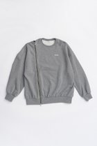 【プランク プロジェクト/PRANK PROJECT】のオーバーサイズジッパースウェット 人気、トレンドファッション・服の通販 founy(ファニー) ファッション Fashion レディースファッション Fashion for Women トップス・カットソー Cut & Sew Tops シャツ・ブラウス・オフィスカジュアル Elegant Blouses & Button-Ups レディースパーカー・カジュアルフーディー Casual Hoodies & Sweatshirts ロングTシャツ・Tシャツ Longline T-Shirts & Tees スウェット・クルーネックトップス Sweatshirts & Crewnecks / Relaxed Fit Sweat Tops カットソー・ベーシックTシャツ Cut-and-Sewn Tops / Stretch Tees & Basics スウェット / スエット Sweatshirt, Sweatwear ブリーチ Bleach, Washed Finish メタル Metal, Metal Parts リラックス Relax, Relaxed Fit thumbnail GRY(グレー)|ID: prp329100004709213 ipo3291000000034015655
