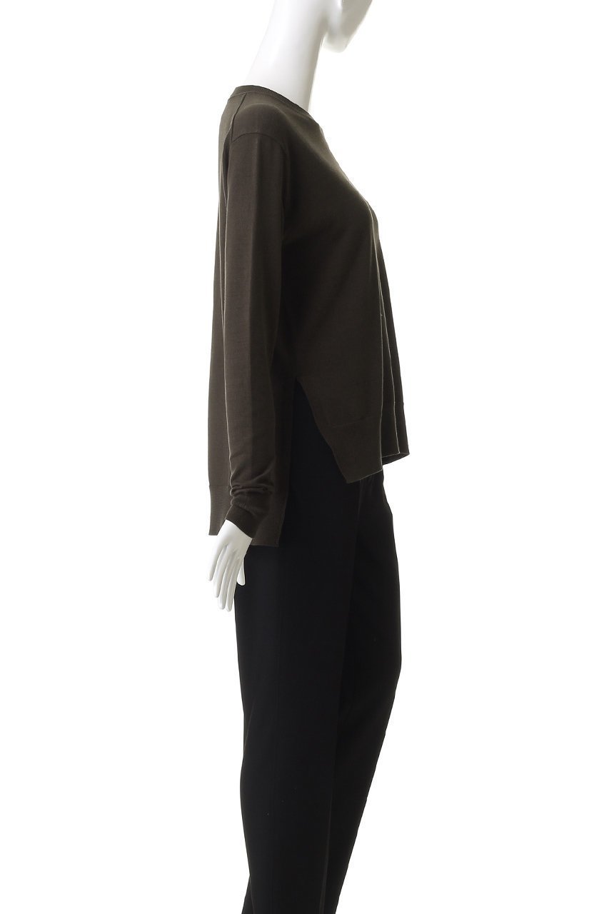 【スタニングルアー/STUNNING LURE】のrコットンシルクスリットプルオーバー 人気、トレンドファッション・服の通販 founy(ファニー) 　ファッション　Fashion　レディースファッション　Fashion for Women　トップス・カットソー　Cut & Sew Tops　シャツ・ブラウス・オフィスカジュアル　Elegant Blouses & Button-Ups　ロングTシャツ・Tシャツ　Longline T-Shirts & Tees　カジュアルプルオーバー・ニットトップス　Pullovers & Knit Tops / Casual Pullovers　カットソー・ベーシックTシャツ　Cut-and-Sewn Tops / Stretch Tees & Basics　なめらか　Smooth, Silky Texture　シルク　Silk, 100% Silk　スリット　Slit, Slit Detail　スリーブ　Sleeve, Long Sleeve / Short Sleeve　スーピマ　Supima, Premium Cotton　リネン　Linen, Linen Fabric　ロング　Long, Long-Length　エレガント 上品　Elegant　other-3|ID: prp329100004709215 ipo3291000000035725890