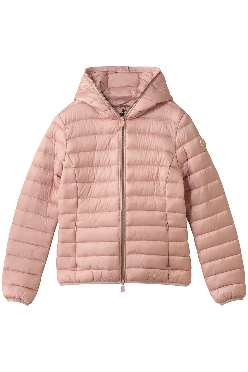 【セーブ ザ ダック/SAVE THE DUCK】のDAISY D33620W IRIS/フーディーキルティングジャケット インテリア・キッズ・メンズ・レディースファッション・服の通販 founy(ファニー) 　ファッション　Fashion　レディースファッション　Fashion for Women　アウター　Coat / Outerwear Collection　コート・ロングコート・ピーコート　Long Coats, Peacoats & More　レディースジャケット・軽アウター　Jackets　2025年　2025　2025-2026秋冬・A/W　Autumn/Winter 2025–26 AW25–26　コンパクト　Compact, Small Size　シェイプ　Shape, Slim Fit　ショート　Short, Short Length　パッチ　Patch, Appliqué　A/W・秋冬　Autumn/Winter　軽量　Lightweight, Ultra Light　ベビーピンク|ID: prp329100004709216 ipo3291000000034015686