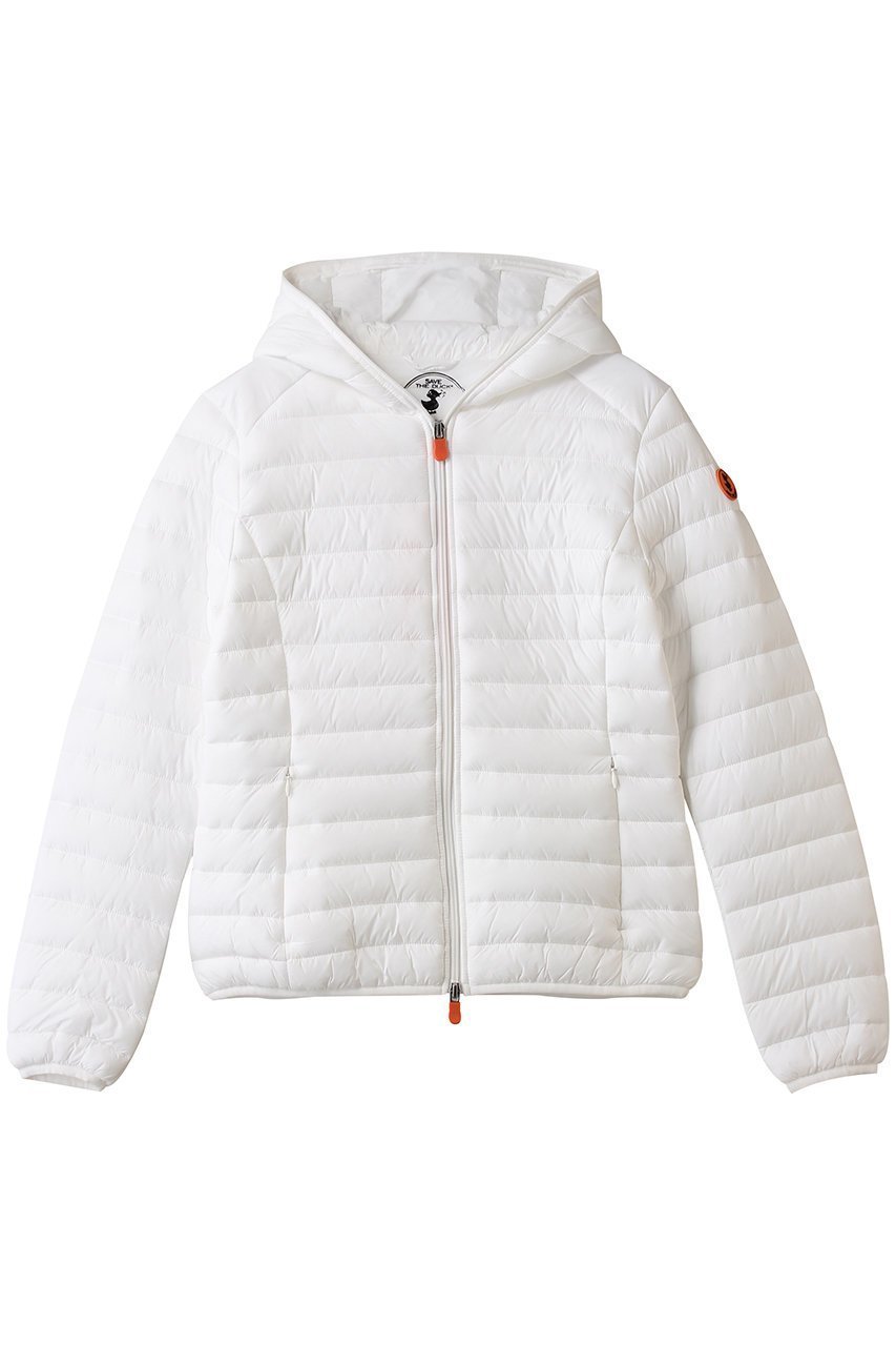 【セーブ ザ ダック/SAVE THE DUCK】のDAISY D33620W GIGA/フーディーキルティングジャケット インテリア・キッズ・メンズ・レディースファッション・服の通販 founy(ファニー) 　ファッション　Fashion　レディースファッション　Fashion for Women　アウター　Coat / Outerwear Collection　コート・ロングコート・ピーコート　Long Coats, Peacoats & More　レディースジャケット・軽アウター　Jackets　2025年　2025　2025-2026秋冬・A/W　Autumn/Winter 2025–26 AW25–26　オレンジ　Orange　コンパクト　Compact, Small Size　シェイプ　Shape, Slim Fit　ショート　Short, Short Length　パッチ　Patch, Appliqué　A/W・秋冬　Autumn/Winter　軽量　Lightweight, Ultra Light　オフホワイト|ID: prp329100004709217 ipo3291000000034015695