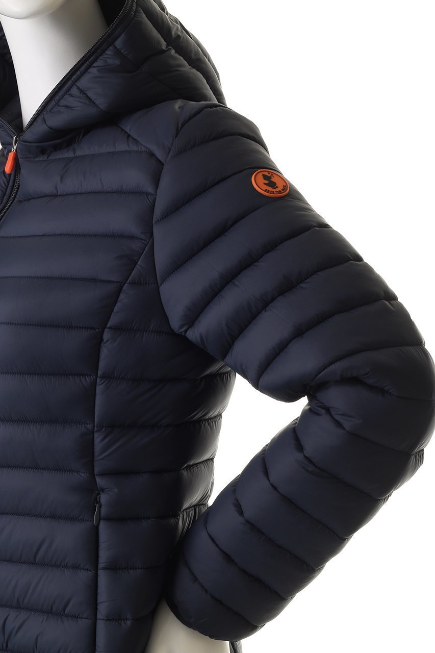 【セーブ ザ ダック/SAVE THE DUCK】のDAISY D33620W GIGA/フーディーキルティングジャケット 人気、トレンドファッション・服の通販 founy(ファニー) 　ファッション　Fashion　レディースファッション　Fashion for Women　アウター　Coat / Outerwear Collection　コート・ロングコート・ピーコート　Long Coats, Peacoats & More　レディースジャケット・軽アウター　Jackets　2025年　2025　2025-2026秋冬・A/W　Autumn/Winter 2025–26 AW25–26　オレンジ　Orange　コンパクト　Compact, Small Size　シェイプ　Shape, Slim Fit　ショート　Short, Short Length　パッチ　Patch, Appliqué　A/W・秋冬　Autumn/Winter　軽量　Lightweight, Ultra Light　other-5|ID: prp329100004709217 ipo3291000000034015702
