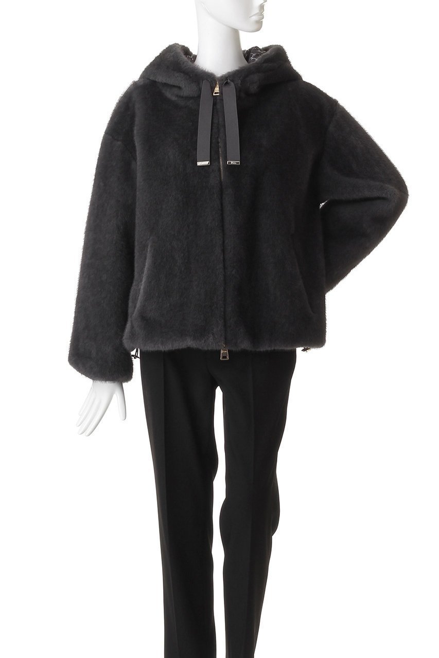 【ヘルノ/HERNO】のフェイクファー ブルゾン 人気、トレンドファッション・服の通販 founy(ファニー) 　ファッション　Fashion　レディースファッション　Fashion for Women　アウター　Coat / Outerwear Collection　レディースジャケット・軽アウター　Jackets　ブルゾンジャケット・スポーティアウター　Blouson Jackets　なめらか　Smooth, Silky Texture　ジャケット　Jacket, Outerwear　スペシャル　Special, Limited Edition　フェイクファー　Faux Fur, Imitation Fur　ブルゾン　Blouson, Bomber Jacket　メランジ　Melange, Mixed Yarn　ラグジュアリー　Luxury, Elegant　リラックス　Relax, Relaxed Fit　other-2|ID: prp329100004709218 ipo3291000000035382427