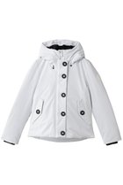 【セーブ ザ ダック/SAVE THE DUCK】のSHANON P30414W SMEG/フーディーフロントボタンショートコート ホワイト|ID:prp329100004709228