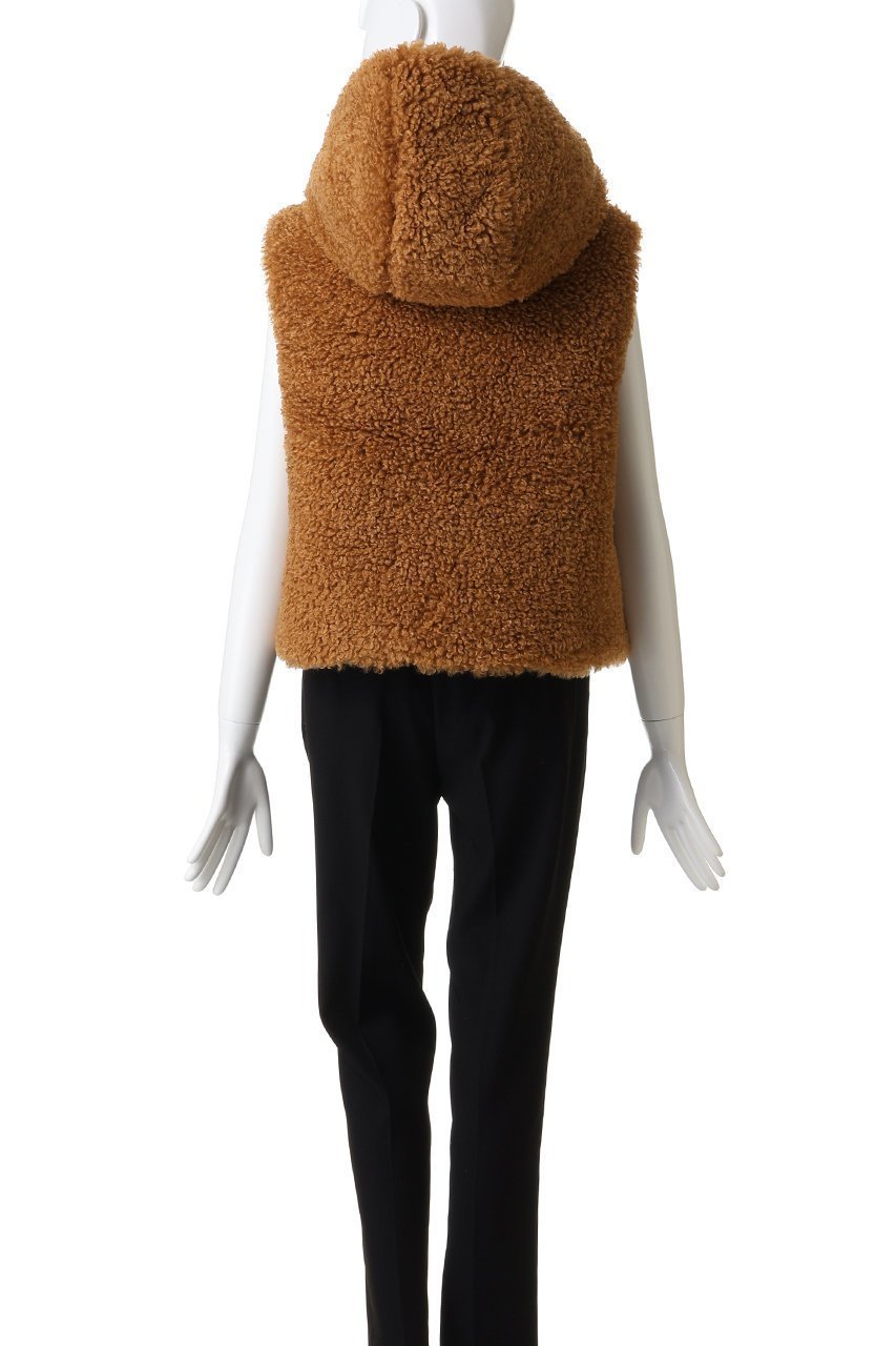 【セーブ ザ ダック/SAVE THE DUCK】のAYLAD82501W CURL/フェイクファーコショートジレ 人気、トレンドファッション・服の通販 founy(ファニー) 　ファッション　Fashion　レディースファッション　Fashion for Women　アウター　Coat / Outerwear Collection　レディースジャケット・軽アウター　Jackets　ジャケット　Jacket, Outerwear　フェイクファー　Faux Fur, Imitation Fur　ベスト　Vest, Waistcoat　other-4|ID: prp329100004709234 ipo3291000000035751757