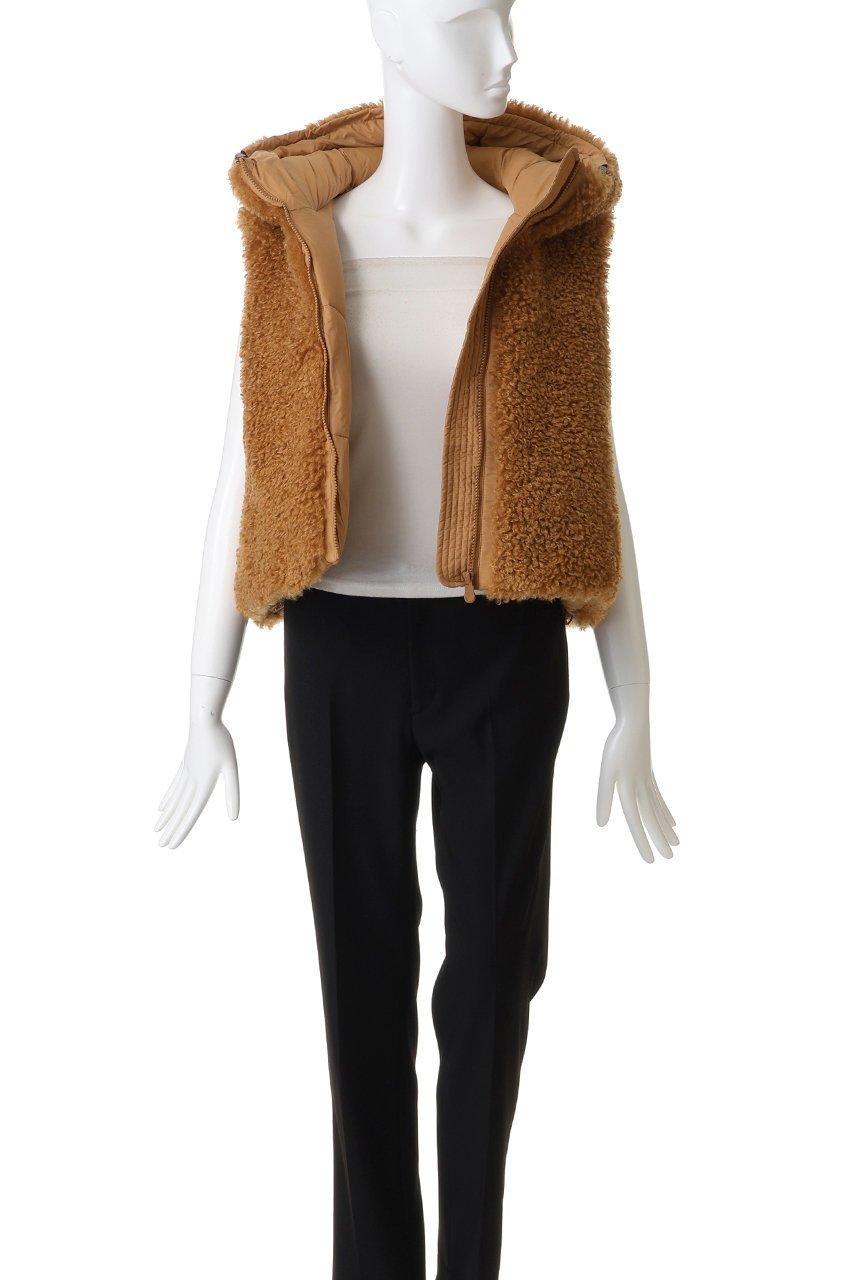 【セーブ ザ ダック/SAVE THE DUCK】のAYLAD82501W CURL/フェイクファーコショートジレ 人気、トレンドファッション・服の通販 founy(ファニー) 　ファッション　Fashion　レディースファッション　Fashion for Women　アウター　Coat / Outerwear Collection　レディースジャケット・軽アウター　Jackets　ジャケット　Jacket, Outerwear　フェイクファー　Faux Fur, Imitation Fur　ベスト　Vest, Waistcoat　other-7|ID: prp329100004709234 ipo3291000000035751760