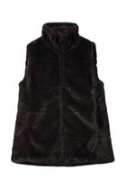【セーブ ザ ダック/SAVE THE DUCK】のNIVES D82493W FURY/リバーシブルフェイクファーロングジレ ブラウンブラック|ID:prp329100004709237