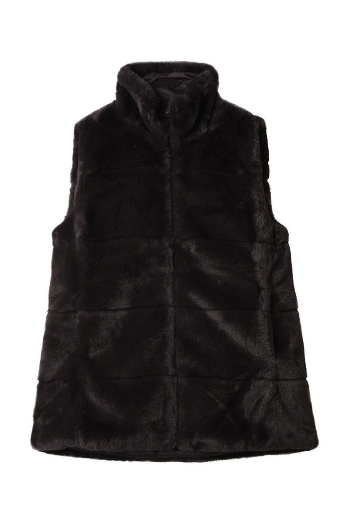 【セーブ ザ ダック/SAVE THE DUCK】のNIVES D82493W FURY/リバーシブルフェイクファーロングジレ インテリア・キッズ・メンズ・レディースファッション・服の通販 founy(ファウニー) https://founy.com/ ファッション Fashion レディースファッション Fashion for Women アウター Coat / Outerwear Collection レディースジャケット・軽アウター Jackets シンプル Simple, Minimal ジャケット Jacket, Outerwear フェイクファー Faux Fur, Imitation Fur ベスト Vest, Waistcoat ラグジュアリー Luxury, Elegant |ID: prp329100004709237 ipo3291000000035382466