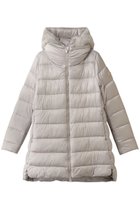 【セーブ ザ ダック/SAVE THE DUCK】のMATILDA D40280W JADE/フーディーキルティングロングコート レイニーベージュ|ID:prp329100004709240