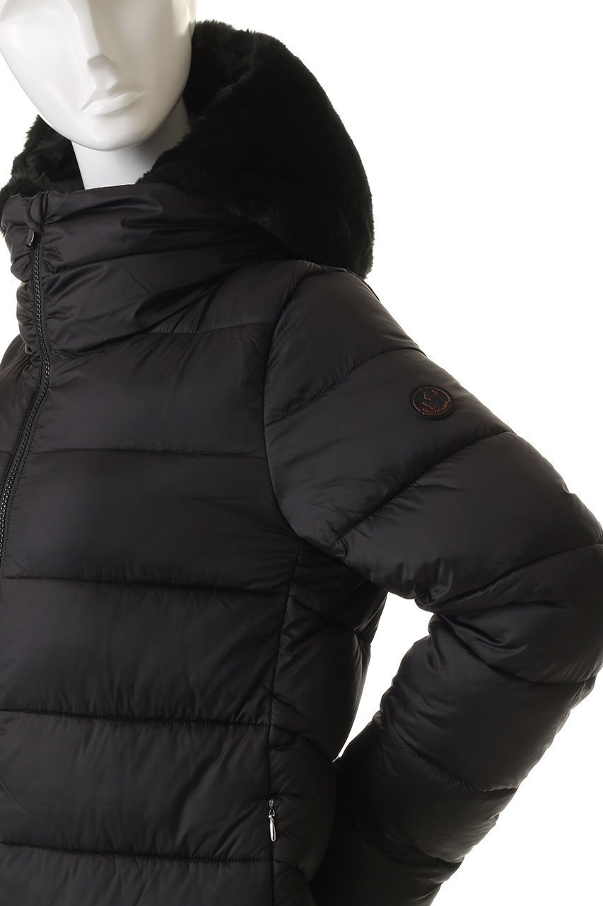 【セーブ ザ ダック/SAVE THE DUCK】のMATILDA D40280W JADE/フーディーキルティングロングコート 人気、トレンドファッション・服の通販 founy(ファニー) 　ファッション　Fashion　レディースファッション　Fashion for Women　アウター　Coat / Outerwear Collection　コート・ロングコート・ピーコート　Long Coats, Peacoats & More　2025年　2025　2025-2026秋冬・A/W　Autumn/Winter 2025–26 AW25–26　フェイクファー　Faux Fur, Imitation Fur　フロント　Front, Front Design　ミドル　Middle Length, Mid Height　ラグジュアリー　Luxury, Elegant　ロング　Long, Long-Length　エレガント 上品　Elegant　A/W・秋冬　Autumn/Winter　other-5|ID: prp329100004709240 ipo3291000000034143842