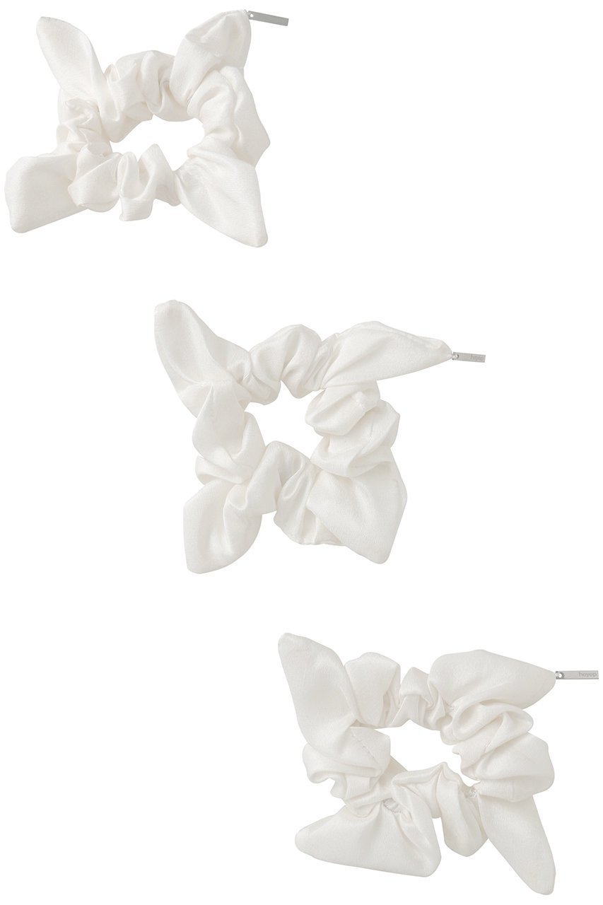 【ヘイップ/heyep】のSilk Square Mini Scrunchie(3P Set) インテリア・キッズ・メンズ・レディースファッション・服の通販 founy(ファニー) 　ファッション　Fashion　レディースファッション　Fashion for Women　シュシュ&ヘアアクセ/ヘアアレンジ　Scrunchies & Hair Accessories　おすすめ　Recommended / Our Picks　アクセサリー　Fashion Accessories　エレガント 上品　Elegant　シルク　Silk, 100% Silk　スクエア　Square, Square Shape　パーティ　Party, Party Style　フォルム　Silhouette, Form　新作・新入荷　New Arrivals / New In　ホワイト|ID: prp329100004709241 ipo3291000000034015897