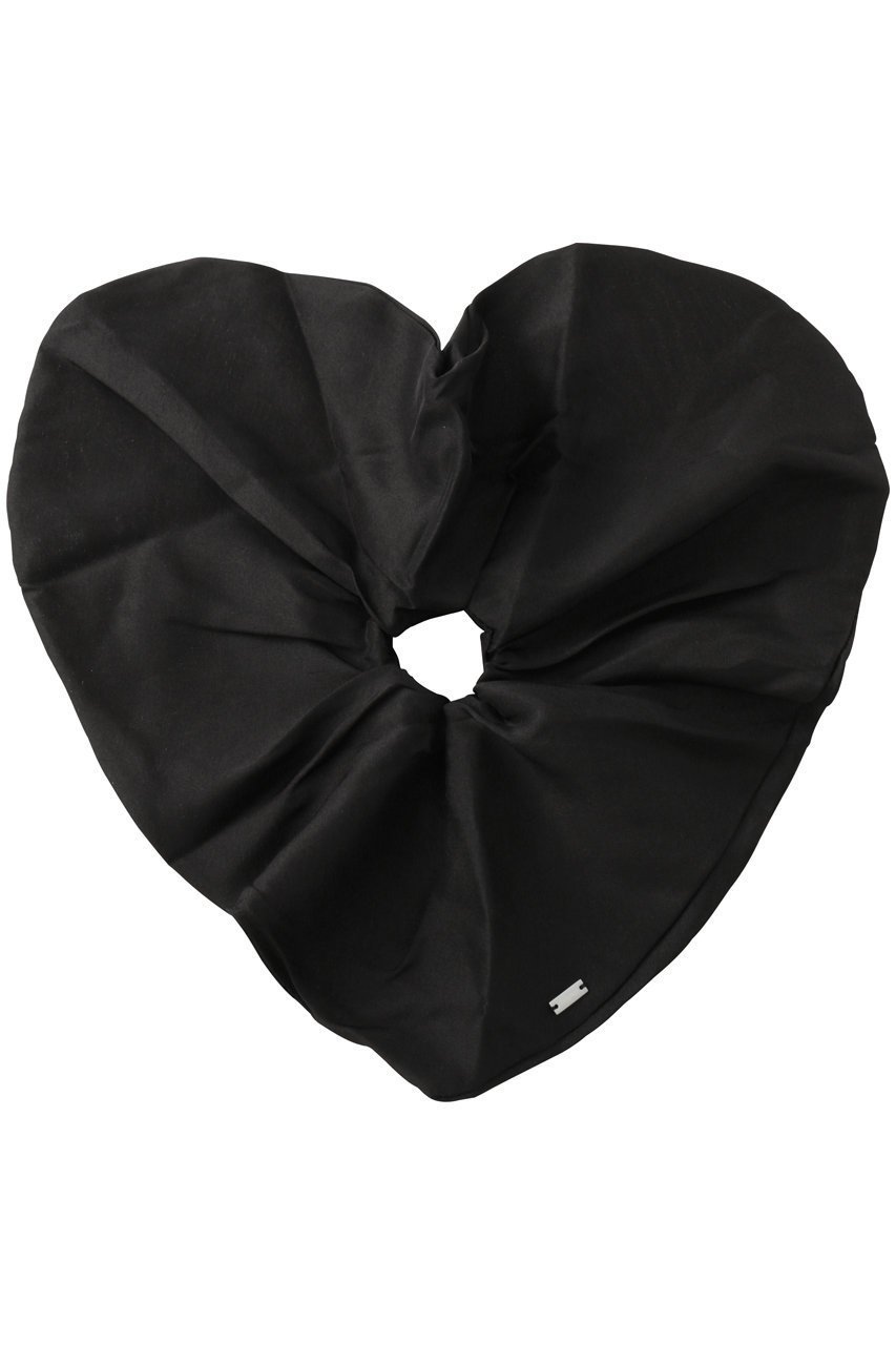 【ヘイップ/heyep】のSilk Heart Scrunchie(Large) インテリア・キッズ・メンズ・レディースファッション・服の通販 founy(ファニー) 　ファッション　Fashion　レディースファッション　Fashion for Women　シュシュ&ヘアアクセ/ヘアアレンジ　Scrunchies & Hair Accessories　アクセサリー　Fashion Accessories　エレガント 上品　Elegant　シルク　Silk, 100% Silk　シンプル　Simple, Minimal　新作・新入荷　New Arrivals / New In　ブラック|ID: prp329100004709244 ipo3291000000034015919