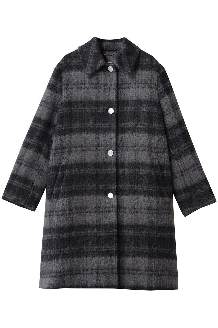 【マッキントッシュ/MACKINTOSH】のBANTON BT メタルボタン モヘアシャギ コート 人気、トレンドファッション・服の通販 founy(ファニー) 　ファッション　Fashion　レディースファッション　Fashion for Women　アウター　Coat / Outerwear Collection　コート・ロングコート・ピーコート　Long Coats, Peacoats & More　スリーブ　Sleeve, Long Sleeve / Short Sleeve　チェック　Check, Plaid, Tartan　メタル　Metal, Metal Parts　ロング　Long, Long-Length　エレガント 上品　Elegant　新作・新入荷　New Arrivals / New In　A/W・秋冬　Autumn/Winter　 other-1|ID: prp329100004709247 ipo3291000000034015945