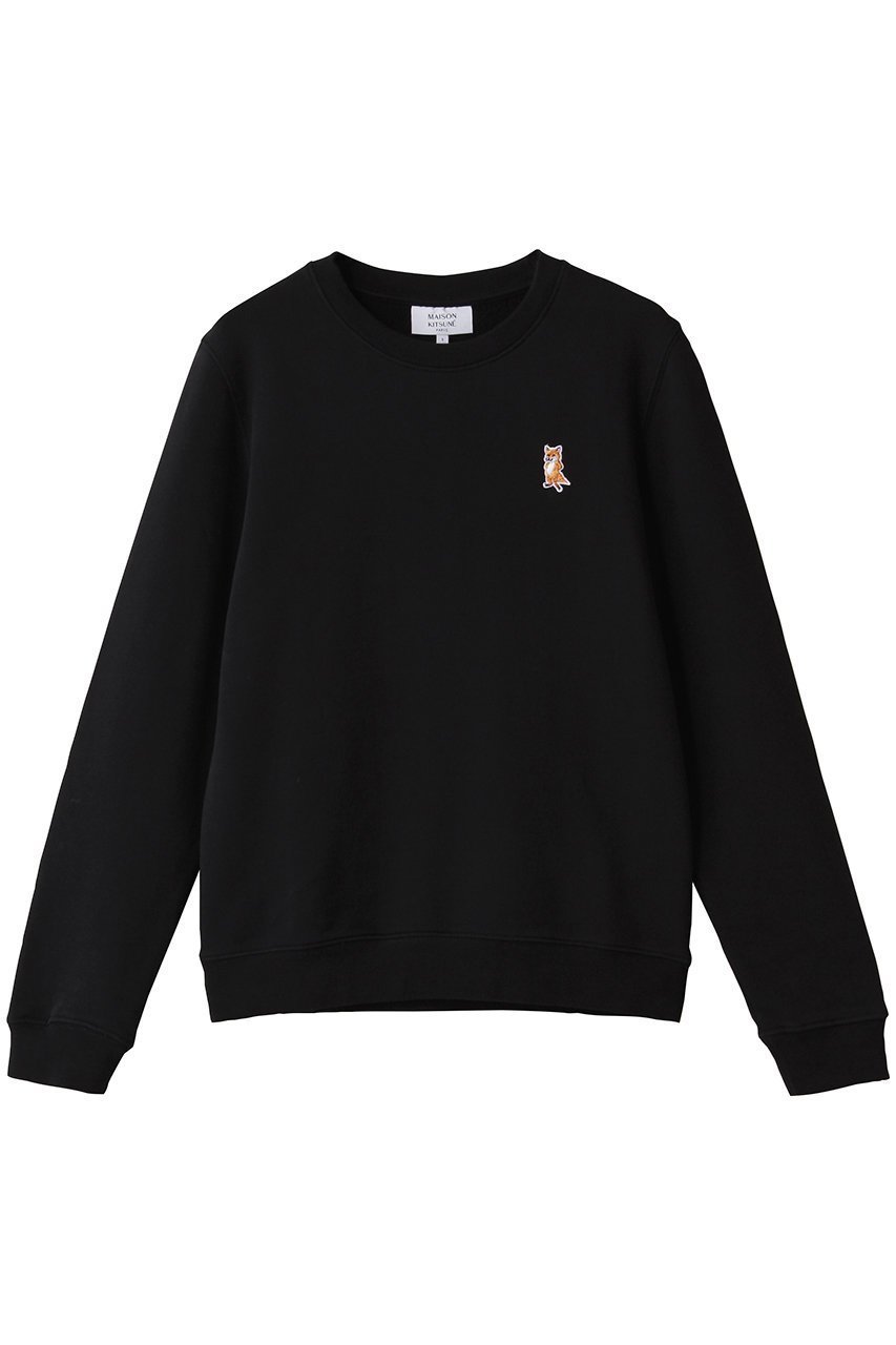【メゾン キツネ/MAISON KITSUNE】のLADY FOX レギュラー スウェット シャツ 人気、トレンドファッション・服の通販 founy(ファニー) 　ファッション　Fashion　レディースファッション　Fashion for Women　トップス・カットソー　Cut & Sew Tops　シャツ・ブラウス・オフィスカジュアル　Elegant Blouses & Button-Ups　レディースパーカー・カジュアルフーディー　Casual Hoodies & Sweatshirts　ロングTシャツ・Tシャツ　Longline T-Shirts & Tees　スウェット・クルーネックトップス　Sweatshirts & Crewnecks / Relaxed Fit Sweat Tops　カットソー・ベーシックTシャツ　Cut-and-Sewn Tops / Stretch Tees & Basics　スウェット / スエット　Sweatshirt, Sweatwear　デニム　Denim, Jeans Material　フィット　Fit, Slim Fit　フォックス　Fox, Fox Fur　レギュラー　Regular, Standard Fit　定番　Standard, Basic Item　新作・新入荷　New Arrivals / New In　 other-1|ID: prp329100004709252 ipo3291000000034015998