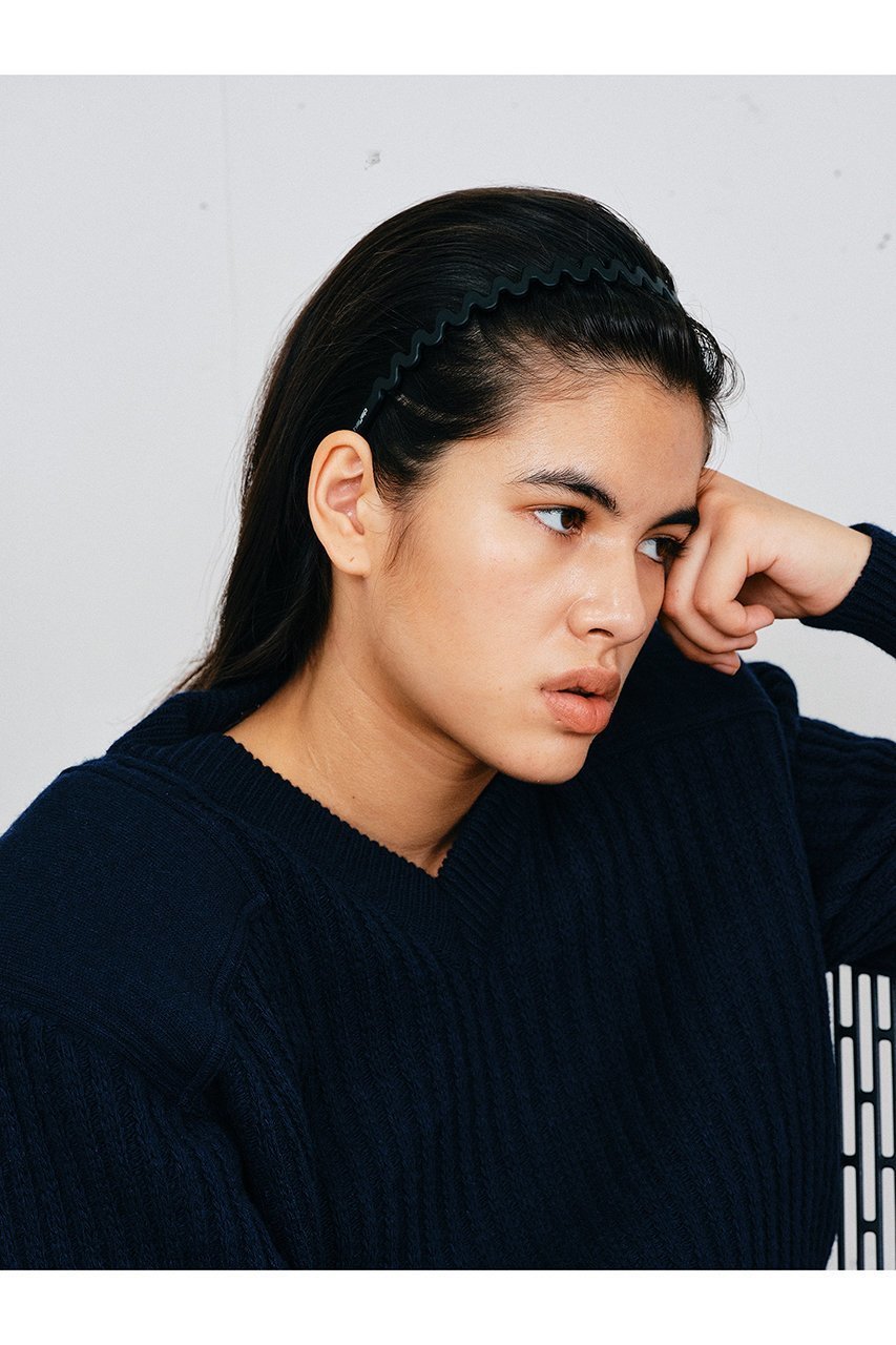 【ヘイップ/heyep】のWave Edge Headband 人気、トレンドファッション・服の通販 founy(ファニー) 　ファッション　Fashion　レディースファッション　Fashion for Women　シュシュ&ヘアアクセ/ヘアアレンジ　Scrunchies & Hair Accessories　アクセサリー　Fashion Accessories　シンプル　Simple, Minimal　ファブリック　Fabric, Textile　エレガント 上品　Elegant　other-2|ID: prp329100004709262 ipo3291000000035499159