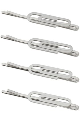 【ヘイップ/heyep】 Paper Clip Hair Pins(4P Set)人気、トレンドファッション・服の通販 founy(ファニー) ファッション Fashion レディースファッション Fashion for Women シュシュ&ヘアアクセ/ヘアアレンジ Scrunchies & Hair Accessories アクセサリー Fashion Accessories シルバー Silver, Metallic Silver バレッタ Barrette, Hair Clip ヘアアクセ Hair Accessory, Hair Clip ペーパー Paper, Kraft Paper モチーフ Motif, Design Theme 新作・新入荷 New Arrivals / New In |ID:prp329100004709266