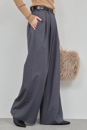 【ガリャルダガランテ/GALLARDAGALANTE】 【SACHIKOコラボ】2タックワイドパンツ人気、トレンドファッション・服の通販 founy(ファニー) ファッション Fashion レディースファッション Fashion for Women パンツ Pants & Trousers コラボ Collaboration, Collab ダブル Double, Double-Breasted マニッシュ Mannish, Boyish ワイド Wide, Wide Fit 新作・新入荷 New Arrivals / New In |ID:prp329100004709273