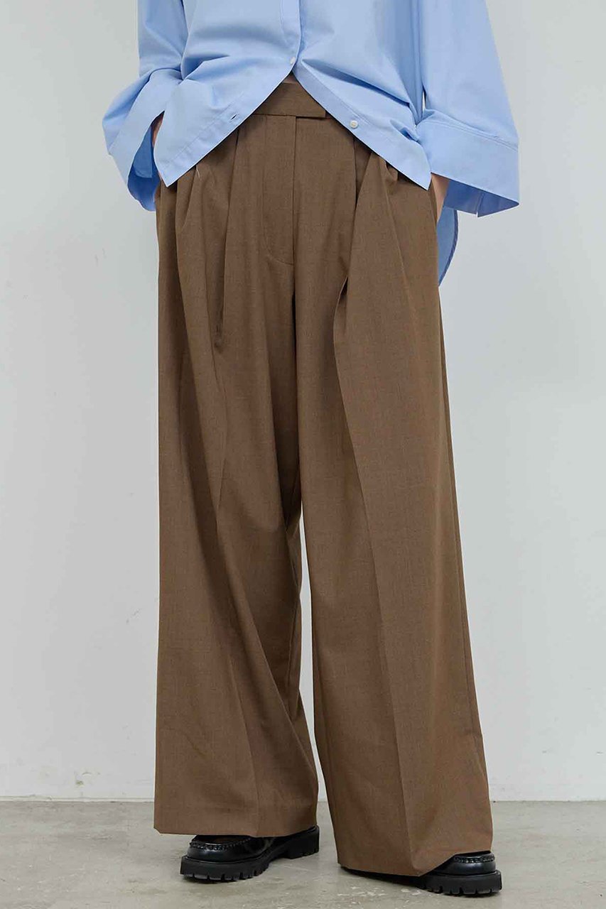 【ガリャルダガランテ/GALLARDAGALANTE】の【SACHIKOコラボ】2タックワイドパンツ 人気、トレンドファッション・服の通販 founy(ファニー) 　ファッション　Fashion　レディースファッション　Fashion for Women　パンツ　Pants & Trousers　コラボ　Collaboration, Collab　ダブル　Double, Double-Breasted　マニッシュ　Mannish, Boyish　ワイド　Wide, Wide Fit　新作・新入荷　New Arrivals / New In　other-5|ID: prp329100004709273 ipo3291000000034016143