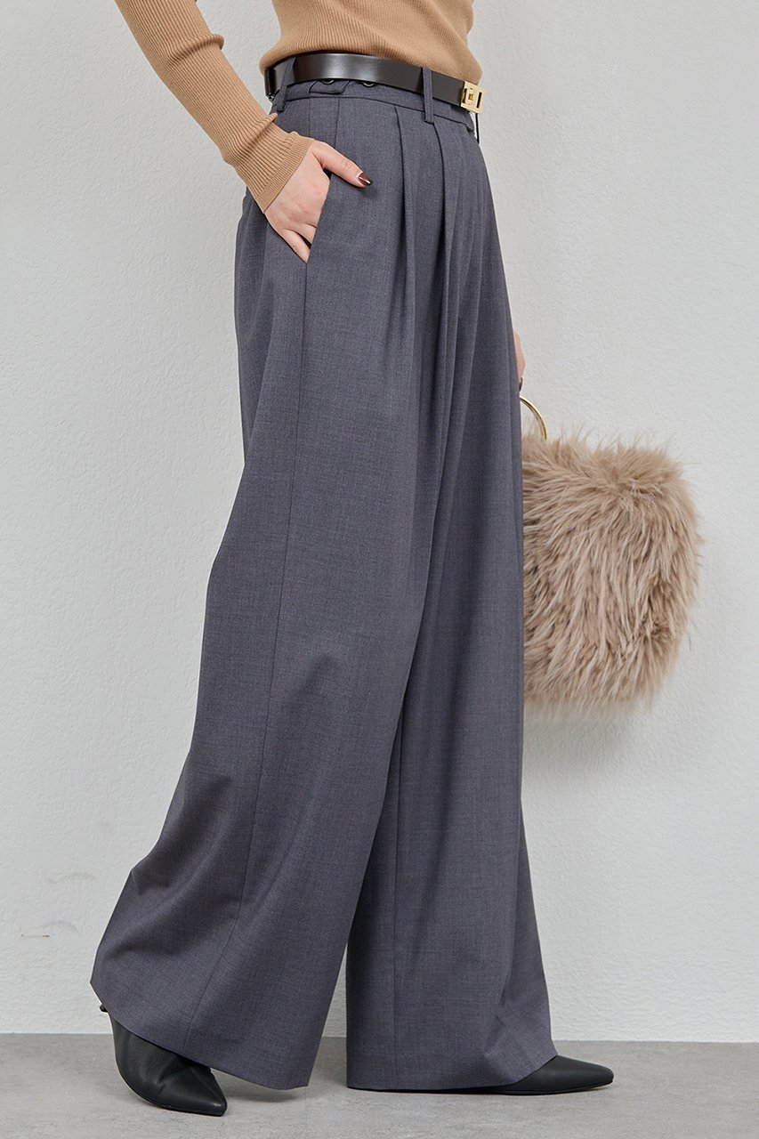 【ガリャルダガランテ/GALLARDAGALANTE】の【SACHIKOコラボ】2タックワイドパンツ 人気、トレンドファッション・服の通販 founy(ファニー) 　ファッション　Fashion　レディースファッション　Fashion for Women　パンツ　Pants & Trousers　コラボ　Collaboration, Collab　ダブル　Double, Double-Breasted　マニッシュ　Mannish, Boyish　ワイド　Wide, Wide Fit　再入荷　Restock / Back in Stock　 other-1|ID: prp329100004709273 ipo3291000000035382480