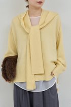 【ガリャルダガランテ/GALLARDAGALANTE】の【MANAKAコラボ】フードセットニット 人気、トレンドファッション・服の通販 founy(ファニー) ファッション Fashion レディースファッション Fashion for Women トップス・カットソー Cut & Sew Tops ニット Knit Tops & Sweaters カジュアルプルオーバー・ニットトップス Pullovers & Knit Tops / Casual Pullovers コラボ Collaboration, Collab シンプル Simple, Minimal スリット Slit, Slit Detail 新作・新入荷 New Arrivals / New In thumbnail イエロー|ID: prp329100004709275 ipo3291000000034016153