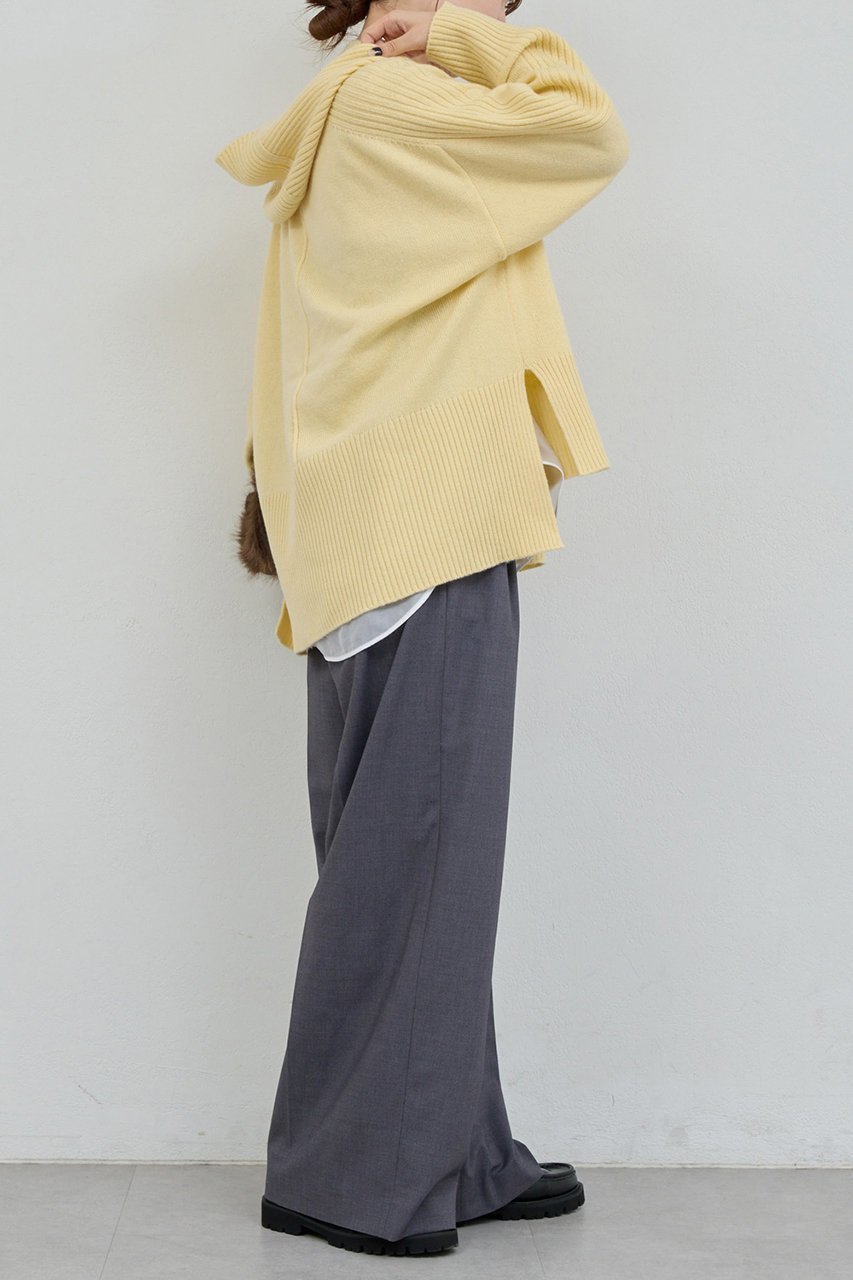【ガリャルダガランテ/GALLARDAGALANTE】の【MANAKAコラボ】フードセットニット 人気、トレンドファッション・服の通販 founy(ファニー) 　ファッション　Fashion　レディースファッション　Fashion for Women　トップス・カットソー　Cut & Sew Tops　ニット　Knit Tops & Sweaters　カジュアルプルオーバー・ニットトップス　Pullovers & Knit Tops / Casual Pullovers　コラボ　Collaboration, Collab　シンプル　Simple, Minimal　スリット　Slit, Slit Detail　新作・新入荷　New Arrivals / New In　other-3|ID: prp329100004709275 ipo3291000000034016157