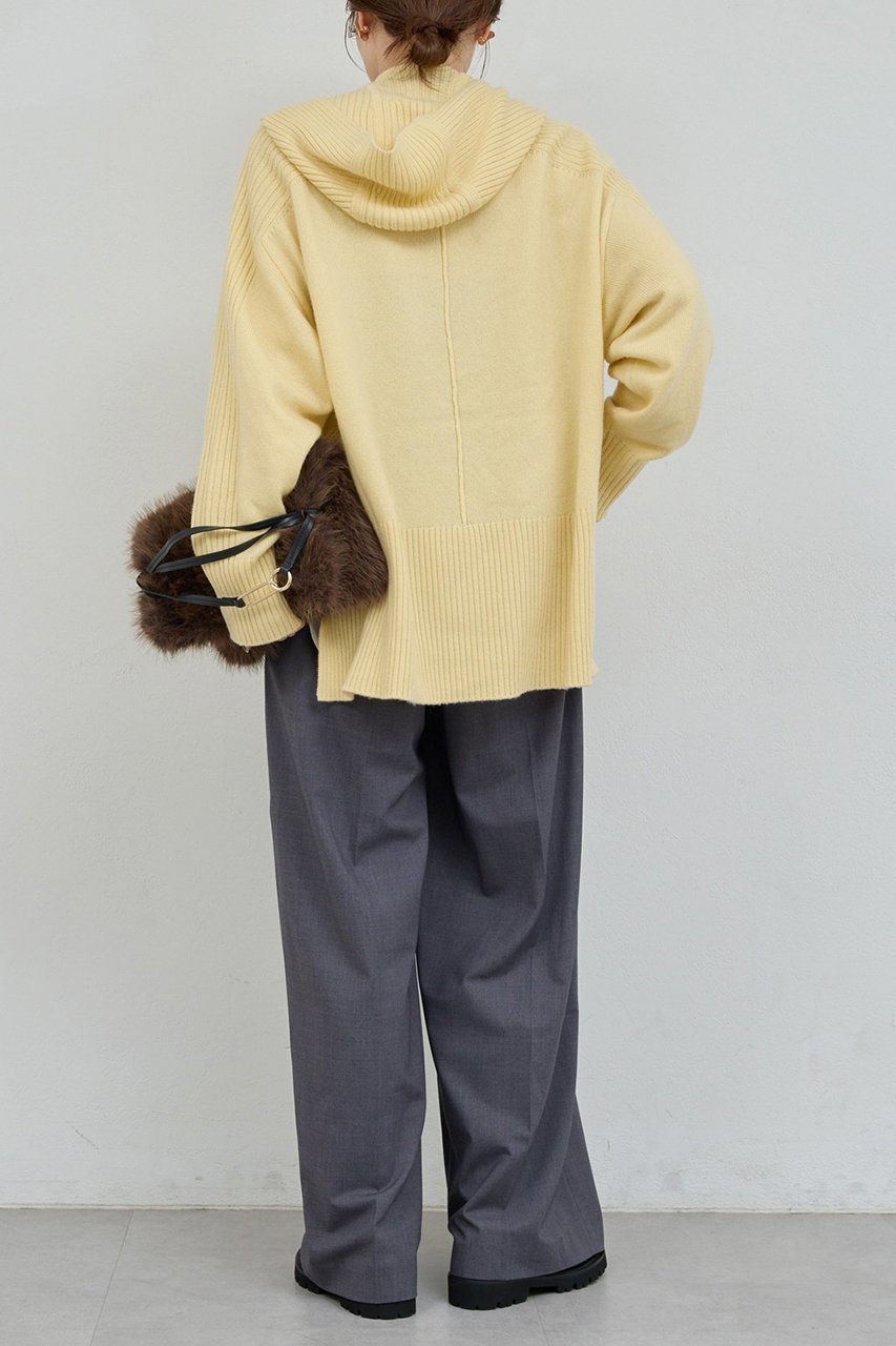【ガリャルダガランテ/GALLARDAGALANTE】の【MANAKAコラボ】フードセットニット 人気、トレンドファッション・服の通販 founy(ファニー) 　ファッション　Fashion　レディースファッション　Fashion for Women　トップス・カットソー　Cut & Sew Tops　ニット　Knit Tops & Sweaters　カジュアルプルオーバー・ニットトップス　Pullovers & Knit Tops / Casual Pullovers　コラボ　Collaboration, Collab　シンプル　Simple, Minimal　スリット　Slit, Slit Detail　新作・新入荷　New Arrivals / New In　other-5|ID: prp329100004709275 ipo3291000000034016159