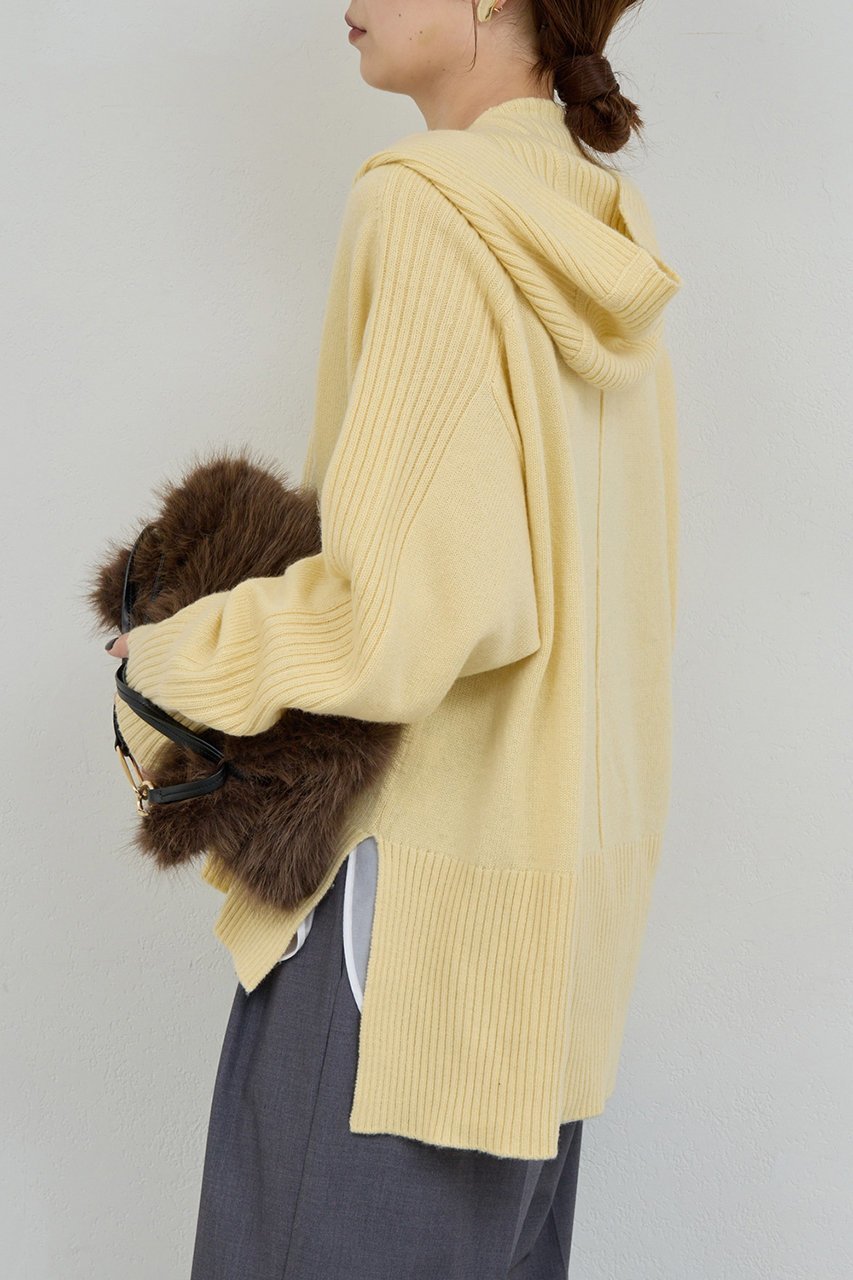 【ガリャルダガランテ/GALLARDAGALANTE】の【MANAKAコラボ】フードセットニット 人気、トレンドファッション・服の通販 founy(ファニー) 　ファッション　Fashion　レディースファッション　Fashion for Women　トップス・カットソー　Cut & Sew Tops　ニット　Knit Tops & Sweaters　カジュアルプルオーバー・ニットトップス　Pullovers & Knit Tops / Casual Pullovers　コラボ　Collaboration, Collab　シンプル　Simple, Minimal　スリット　Slit, Slit Detail　新作・新入荷　New Arrivals / New In　other-6|ID: prp329100004709275 ipo3291000000034016160