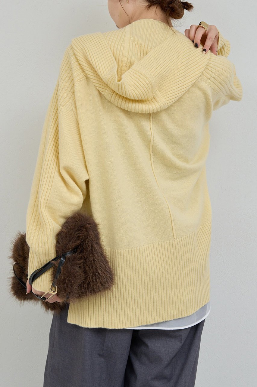 【ガリャルダガランテ/GALLARDAGALANTE】の【MANAKAコラボ】フードセットニット 人気、トレンドファッション・服の通販 founy(ファニー) 　ファッション　Fashion　レディースファッション　Fashion for Women　トップス・カットソー　Cut & Sew Tops　ニット　Knit Tops & Sweaters　カジュアルプルオーバー・ニットトップス　Pullovers & Knit Tops / Casual Pullovers　コラボ　Collaboration, Collab　シンプル　Simple, Minimal　スリット　Slit, Slit Detail　新作・新入荷　New Arrivals / New In　other-8|ID: prp329100004709275 ipo3291000000034016165