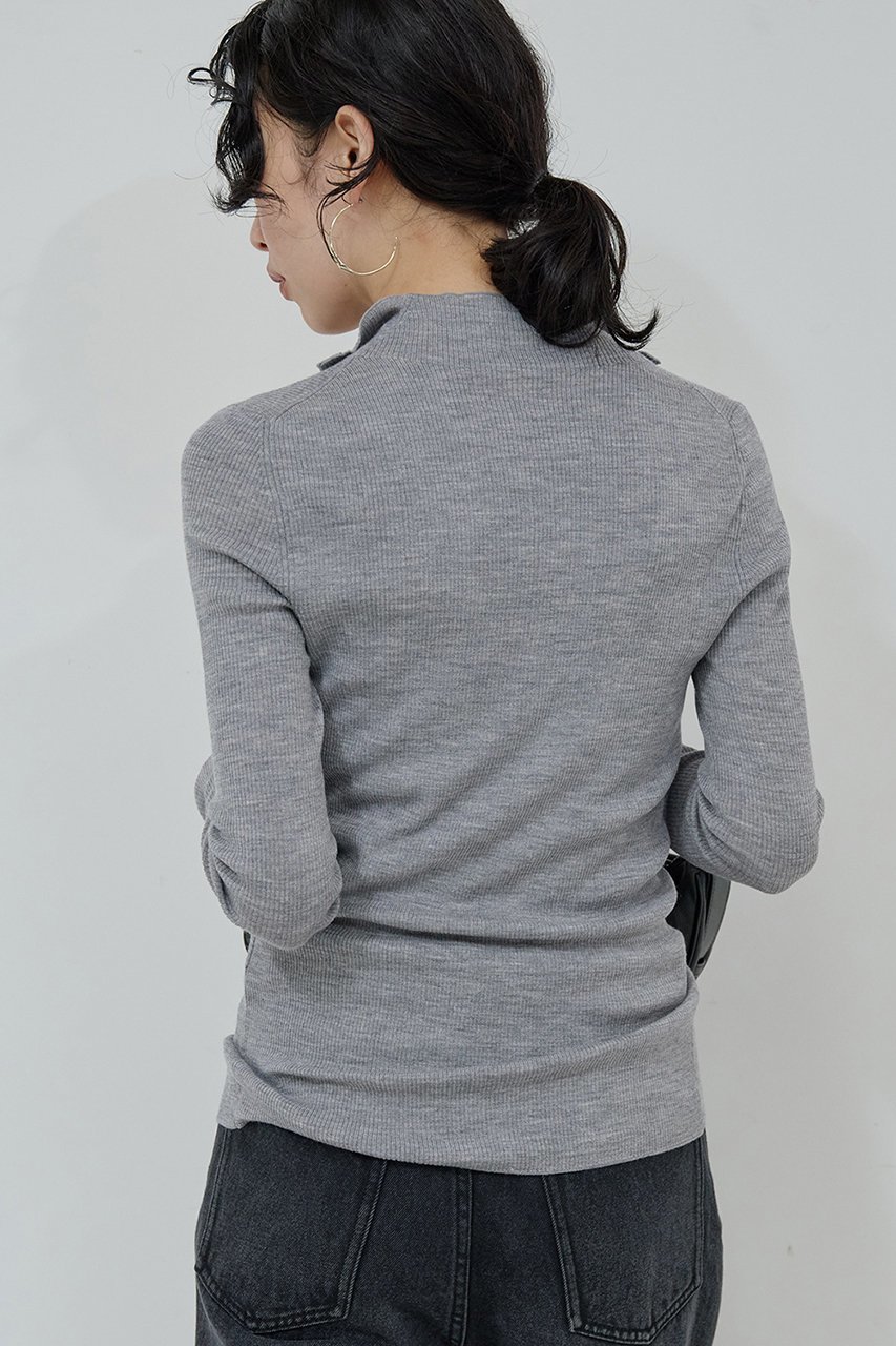 【ガリャルダガランテ/GALLARDAGALANTE】の【比留川游さんコラボ】ハイネックリブカーディガン 人気、トレンドファッション・服の通販 founy(ファニー) 　ファッションモデル・俳優・女優　Models　女性　Women　比留川游　Hirukawa Yu　ファッション　Fashion　レディースファッション　Fashion for Women　トップス・カットソー　Cut & Sew Tops　ニット　Knit Tops & Sweaters　カーディガン・羽織り　Layered Style Cardigans　おすすめ　Recommended / Our Picks　イエロー　Yellow　カーディガン　Cardigan, Knitwear　コラボ　Collaboration, Collab　タートル　Turtleneck, Turtle Collar　タートルネック　Turtleneck, High Neck　ベーシック　Basic, Essential　other-6|ID: prp329100004709278 ipo3291000000035687666