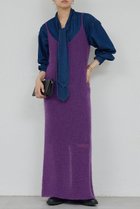 【ガリャルダガランテ/GALLARDAGALANTE】の【比留川游さんコラボ】シアーニットキャミワンピース パープル|ID: prp329100004709280 ipo3291000000036227465