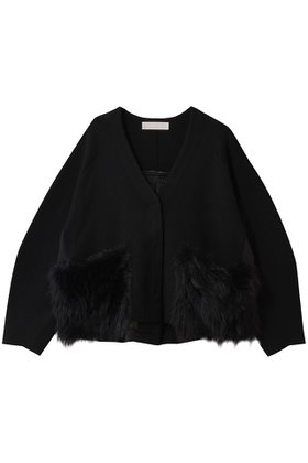 【マリリンムーン/MARILYN MOON】 シャギーポケットミラノリブジャケット人気、トレンドファッション・服の通販 founy(ファニー) ファッション Fashion レディースファッション Fashion for Women アウター Coat / Outerwear Collection レディースジャケット・軽アウター Jackets シンプル Simple, Minimal ジャケット Jacket, Outerwear タフタ Taffeta, Structured Fabric バランス Balance, Style Balance ミラノリブ Milano Rib, Milano Stitch A/W・秋冬 Autumn/Winter |ID:prp329100004709291