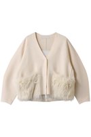 【マリリンムーン/MARILYN MOON】のシャギーポケットミラノリブジャケット 人気、トレンドファッション・服の通販 founy(ファニー) ファッション Fashion レディースファッション Fashion for Women アウター Coat / Outerwear Collection レディースジャケット・軽アウター Jackets シンプル Simple, Minimal ジャケット Jacket, Outerwear タフタ Taffeta, Structured Fabric バランス Balance, Style Balance ミラノリブ Milano Rib, Milano Stitch A/W・秋冬 Autumn/Winter |ID:prp329100004709291