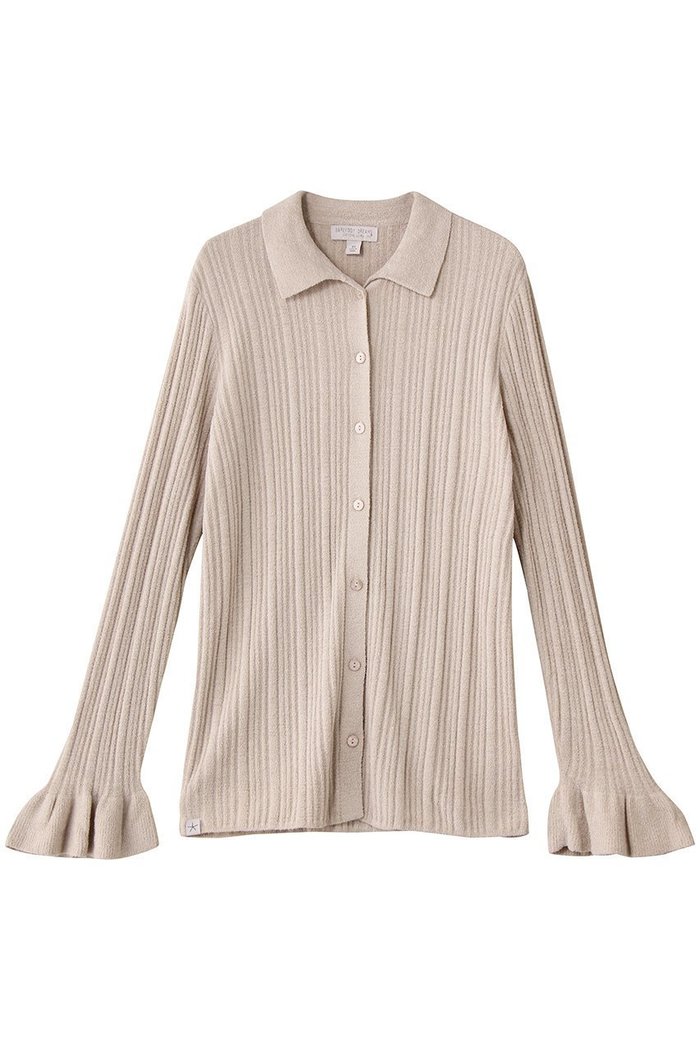 【ベアフット ドリームズ/BAREFOOT DREAMS】のコージーシックウルトラライト リブ ラッフルカフス シャツカラー カーディガン インテリア・キッズ・メンズ・レディースファッション・服の通販 founy(ファニー) https://founy.com/ ファッション Fashion レディースファッション Fashion for Women トップス・カットソー Cut & Sew Tops ニット Knit Tops & Sweaters カーディガン・羽織り Layered Style Cardigans シャツ・ブラウス・オフィスカジュアル Elegant Blouses & Button-Ups カーディガン Cardigan, Knitwear フェミニン Feminine, Girly |ID: prp329100004709303 ipo3291000000035678298