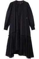 【ランバン オン ブルー/LANVIN en Bleu】のArt DECO 100e ワンピース 人気、トレンドファッション・服の通販 founy(ファニー) ファッション Fashion レディースファッション Fashion for Women ワンピース Dresses チュニック Tunic Tops & Dresses アシンメトリー Asymmetrical Style エレガント 上品 Elegant シアー Sheer, See-Through スリーブ Sleeve, Long Sleeve / Short Sleeve チュニック Tunic, Long Top プリーツ Pleats, Pleated リュクス Luxury, Elegant, High-End, Chic ロング Long, Long-Length 新作・新入荷 New Arrivals / New In |ID:prp329100004709311
