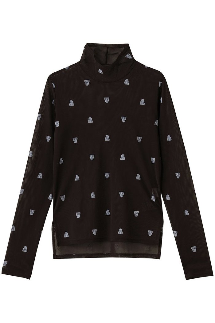 【ランバン オン ブルー/LANVIN en Bleu】のArt DECO 100e チュールカットソー インテリア・キッズ・メンズ・レディースファッション・服の通販 founy(ファニー) https://founy.com/ ファッション Fashion レディースファッション Fashion for Women トップス・カットソー Cut & Sew Tops シャツ・ブラウス・オフィスカジュアル Elegant Blouses & Button-Ups ロングTシャツ・Tシャツ Longline T-Shirts & Tees カットソー・ベーシックTシャツ Cut-and-Sewn Tops / Stretch Tees & Basics インナー Innerwear カットソー Cut and Sewn Top シアー Sheer, See-Through スリーブ Sleeve, Long Sleeve / Short Sleeve チュール Tulip, Tulip Motif フランス France, French モチーフ Motif, Design Theme ロング Long, Long-Length |ID: prp329100004709313 ipo3291000000035382547