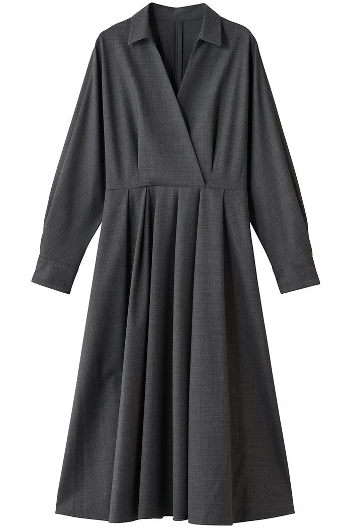 【エステータ/esteta】のウールトロドライストレッチ カシュクールシャツ ワンピース インテリア・キッズ・メンズ・レディースファッション・服の通販 founy(ファニー) https://founy.com/ ファッション Fashion レディースファッション Fashion for Women ワンピース Dresses シャツワンピース / 1枚で着映えコーデ Shirt Dresses チュニック Tunic Tops & Dresses ギャザー Gathered, Ruffled クラシカル Classical, Vintage-Inspired チュニック Tunic, Long Top プリーツ Pleats, Pleated ロング Long, Long-Length |ID: prp329100004709314 ipo3291000000035382555