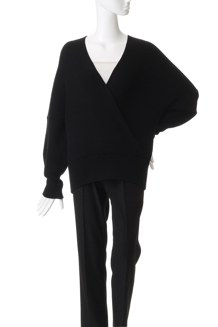 【エステータ/esteta】のカシュクール ニット 人気、トレンドファッション・服の通販 founy(ファニー) 　ファッション　Fashion　レディースファッション　Fashion for Women　トップス・カットソー　Cut & Sew Tops　ニット　Knit Tops & Sweaters　カジュアルプルオーバー・ニットトップス　Pullovers & Knit Tops / Casual Pullovers　カシュクール　Wrap Design　トレンド　Trend, Trending Now　フレア　Flare, Flared　ワイド　Wide, Wide Fit　エレガント 上品　Elegant　other-2|ID: prp329100004709316 ipo3291000000035686591