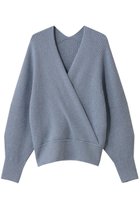 【エステータ/esteta】のカシュクール ニット スチールブルー|ID: prp329100004709316 ipo3291000000036066068