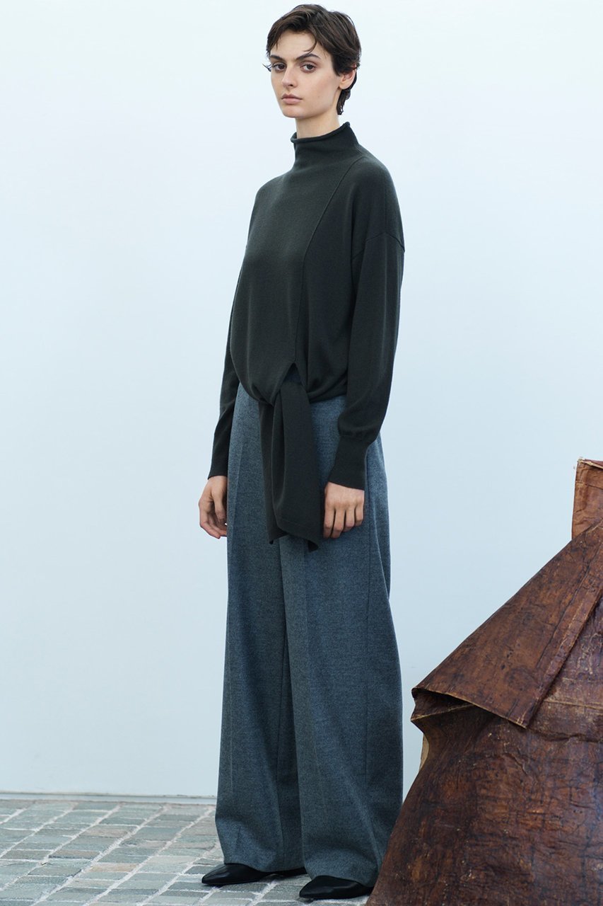 【エステータ/esteta】のクロスニット 人気、トレンドファッション・服の通販 founy(ファニー) 　ファッション　Fashion　レディースファッション　Fashion for Women　トップス・カットソー　Cut & Sew Tops　ニット　Knit Tops & Sweaters　カジュアルプルオーバー・ニットトップス　Pullovers & Knit Tops / Casual Pullovers　シンプル　Simple, Minimal　スタイリッシュ　Stylish, Fashionable　スリット　Slit, Slit Detail　ハイネック　High Neck, Mock Neck　フロント　Front, Front Design　エレガント 上品　Elegant　other-6|ID: prp329100004709318 ipo3291000000035687677