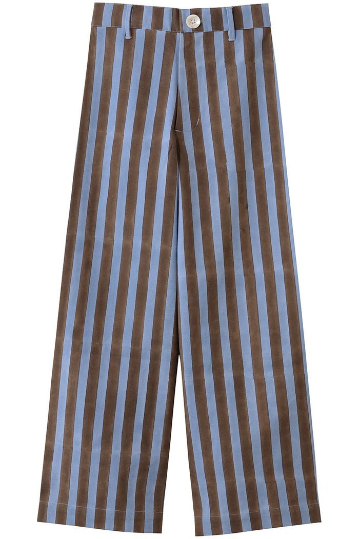 【エスゼット ブロックプリント/SZ Blockprints】のDISCO PANTS DOUBLE THICK STRIPE ワイドパンツ インテリア・キッズ・メンズ・レディースファッション・服の通販 founy(ファニー) https://founy.com/ ファッション Fashion レディースファッション Fashion for Women パンツ Pants & Trousers シンプル Simple, Minimal ストライプ Stripe, Striped Pattern ハイライズ High Rise, High Waist ワイド Wide, Wide Fit |ID: prp329100004709321 ipo3291000000035831977