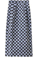 【エスゼット ブロックプリント/SZ Blockprints】のCANVAS SKIRT DOUBLE CHECK キャンバススカート 人気、トレンドファッション・服の通販 founy(ファニー) ファッション Fashion レディースファッション Fashion for Women スカート Skirts キャンバス Canvas, Canvas Fabric シンプル Simple, Minimal ダブル Double, Double-Breasted チェック Check, Plaid, Tartan フォルム Silhouette, Form エレガント 上品 Elegant 新作・新入荷 New Arrivals / New In |ID:prp329100004709323