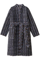 【エスゼット ブロックプリント/SZ Blockprints】のJIYA COAT DAFFODIL スタンドカラーコート ブラック|ID:prp329100004709325