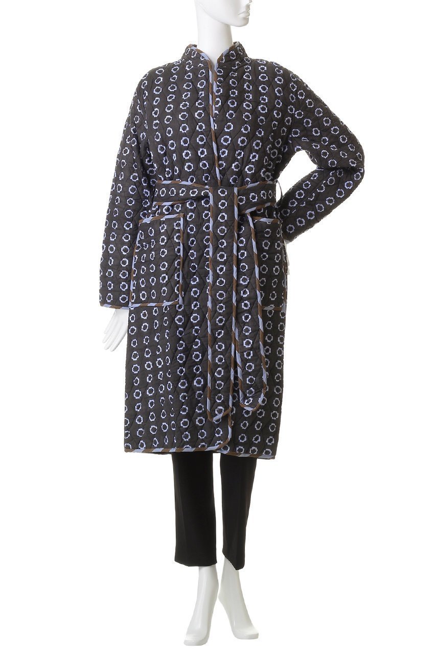 【エスゼット ブロックプリント/SZ Blockprints】のJIYA COAT DAFFODIL スタンドカラーコート 人気、トレンドファッション・服の通販 founy(ファニー) 　ファッション　Fashion　レディースファッション　Fashion for Women　アウター　Coat / Outerwear Collection　コート・ロングコート・ピーコート　Long Coats, Peacoats & More　スタンド　Stand Collar, Upright Stand　ロング　Long, Long-Length　新作・新入荷　New Arrivals / New In　other-2|ID: prp329100004709325 ipo3291000000034016553