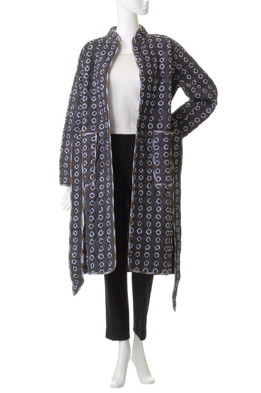 【エスゼット ブロックプリント/SZ Blockprints】のJIYA COAT DAFFODIL スタンドカラーコート 人気、トレンドファッション・服の通販 founy(ファニー) 　ファッション　Fashion　レディースファッション　Fashion for Women　アウター　Coat / Outerwear Collection　コート・ロングコート・ピーコート　Long Coats, Peacoats & More　スタンド　Stand Collar, Upright Stand　ロング　Long, Long-Length　other-7|ID: prp329100004709325 ipo3291000000035832014